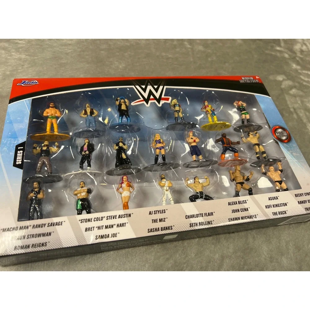 Jada Nano Metalfigs WWE Series 1 20-Pack Die-Cast Metal Figure Collector Set